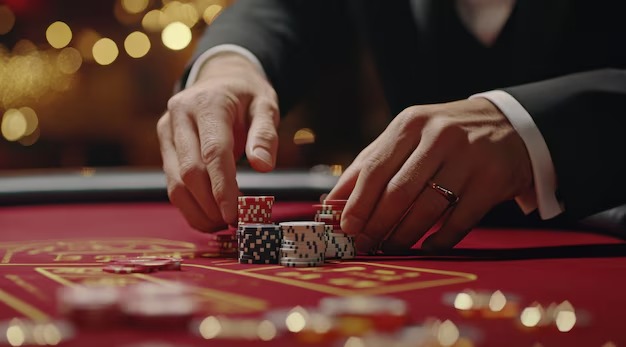gladius mobile app showing live dealer table interface on Android device